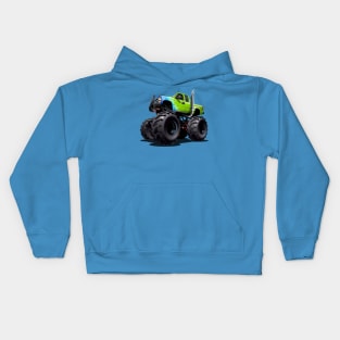 Cartoon monster truck Kids Hoodie